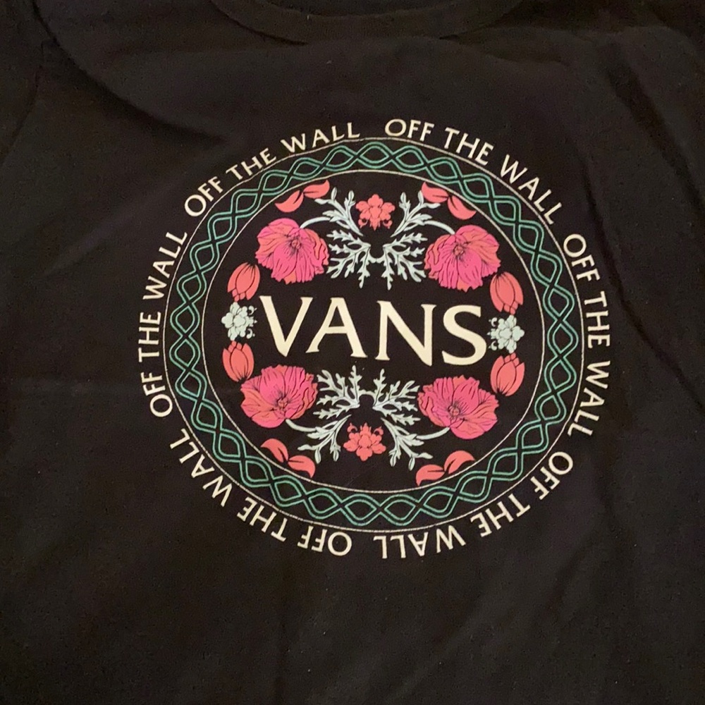 Girls van shirt With pink flowers